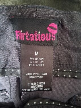 Vintage Flirtatious Y2K Low Rise Flare Pants